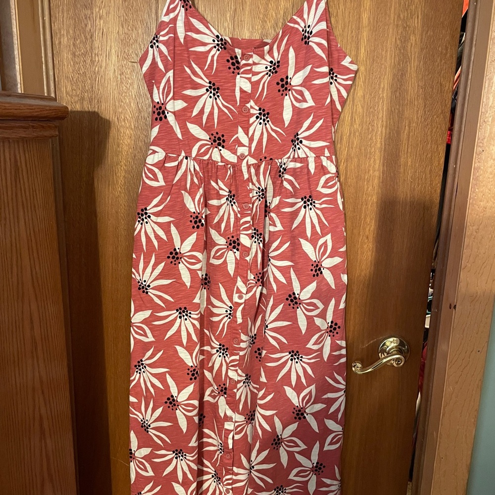 Market & Spruce Pink Sleeveless Maxi Sundress